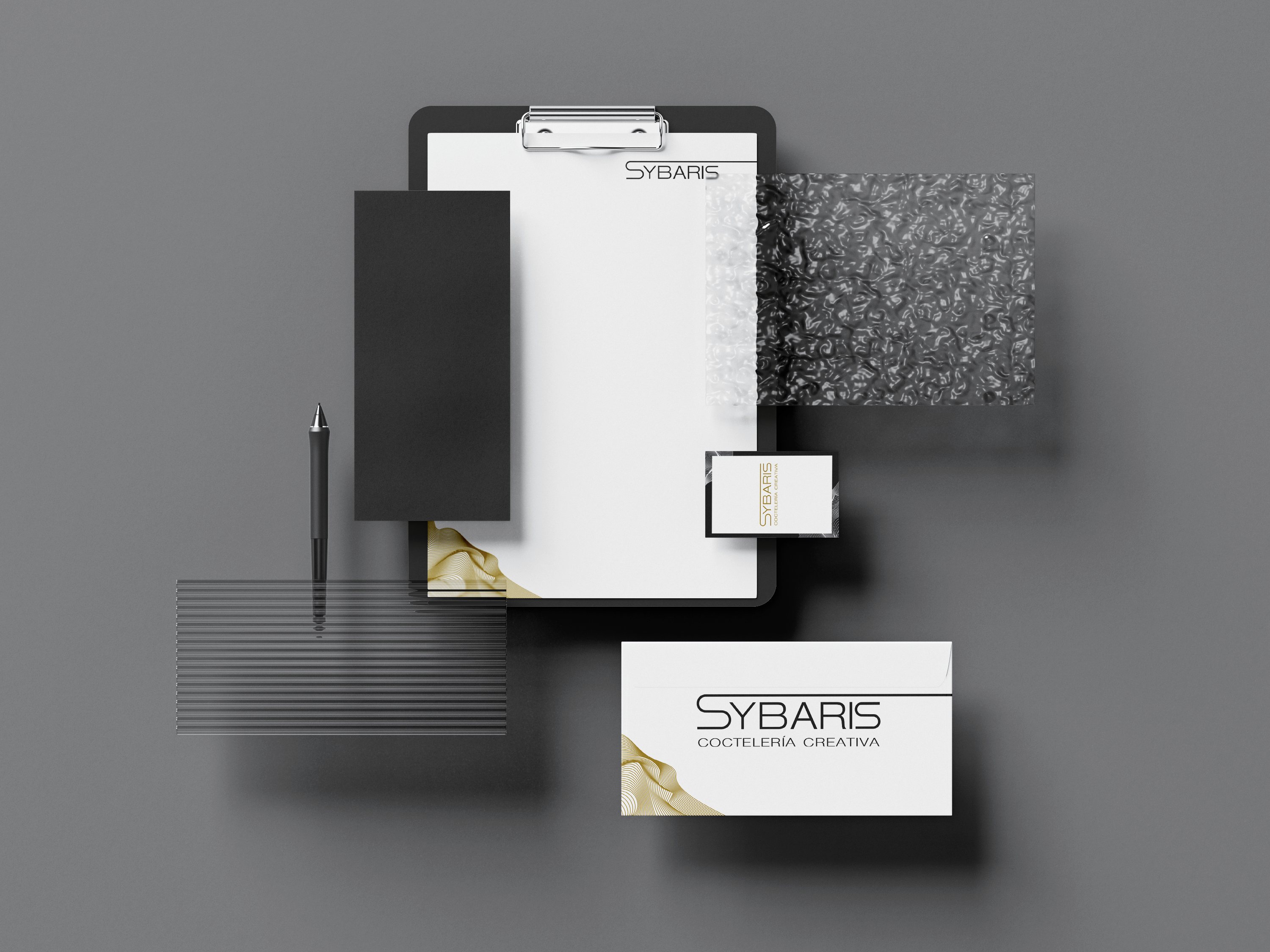 Mockup general de la identidad visual corporativa