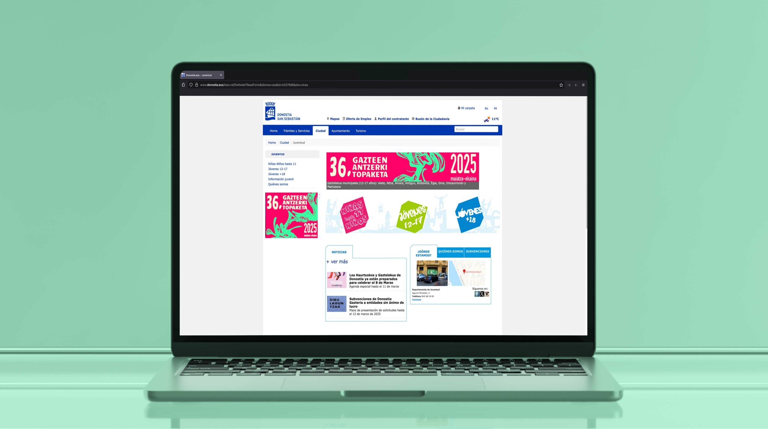 Banner para Gazteen Antzerki Topaketa